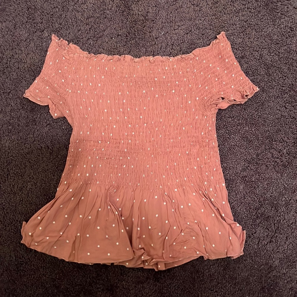 Off the shoulder shirt